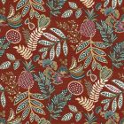 Tissu Jacquard Allover Mambo sur fond Terracotta