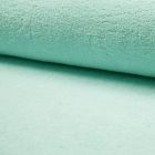 Tissu Eponge légère 320 g/m² Vert menthe - Par 10 cm