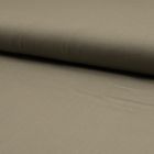 Tissu Popeline de coton unie Beige foncé - Par 10 cm