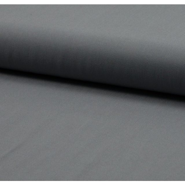 Tissu Viscose Twill uni Gris clair - Par 10 cm