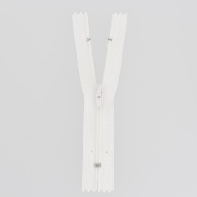 Fermeture nylon non séparable Blanc - 12 tailles