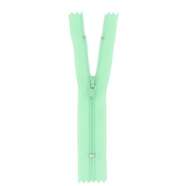 Fermeture nylon non séparable Vert menthe - 12 tailles