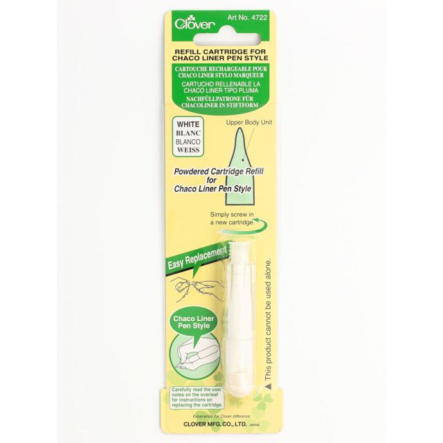 Cartouche rechargeable Clover pour stylo chaco liner Bleu