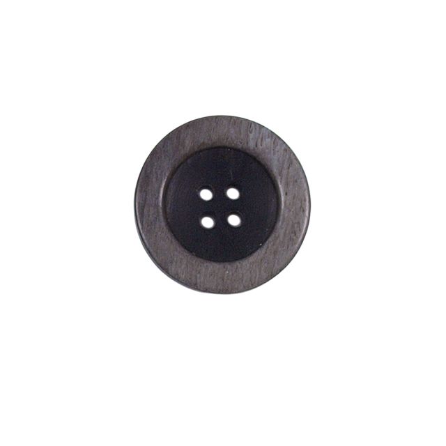 Bouton bicolore Giorgio 22 mm - Gris