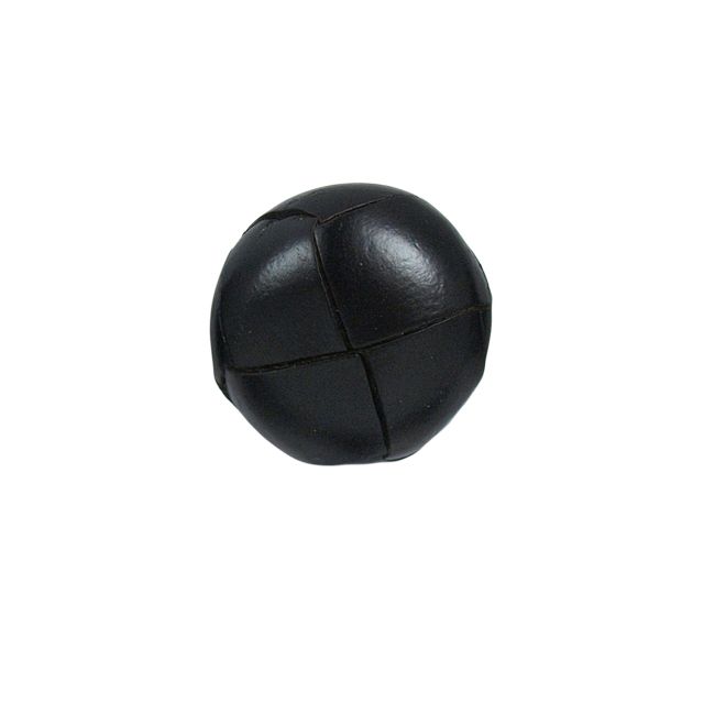 Bouton Giustina effet capitonné 22 mm - Noir