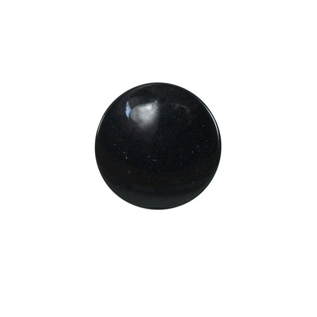 Bouton William relief 22 mm - Noir