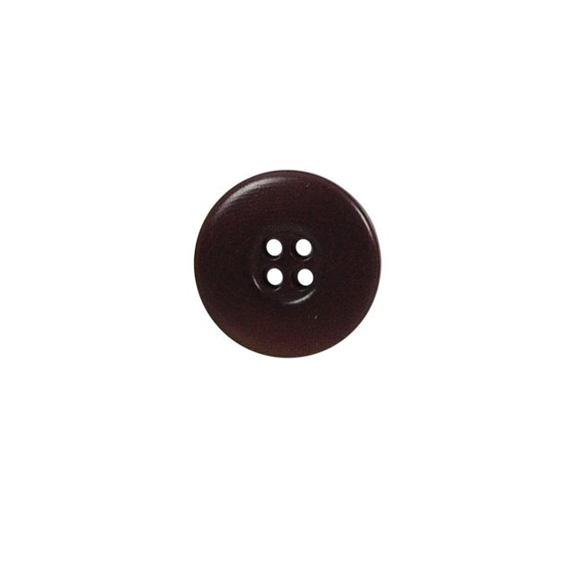 Bouton incurvé Carolina 18 mm - Marron