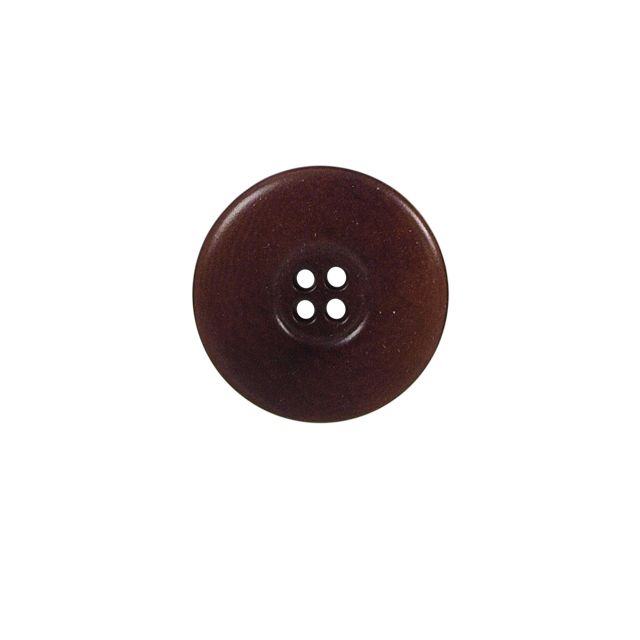 Bouton incurvé Carolina 22 mm - Marron