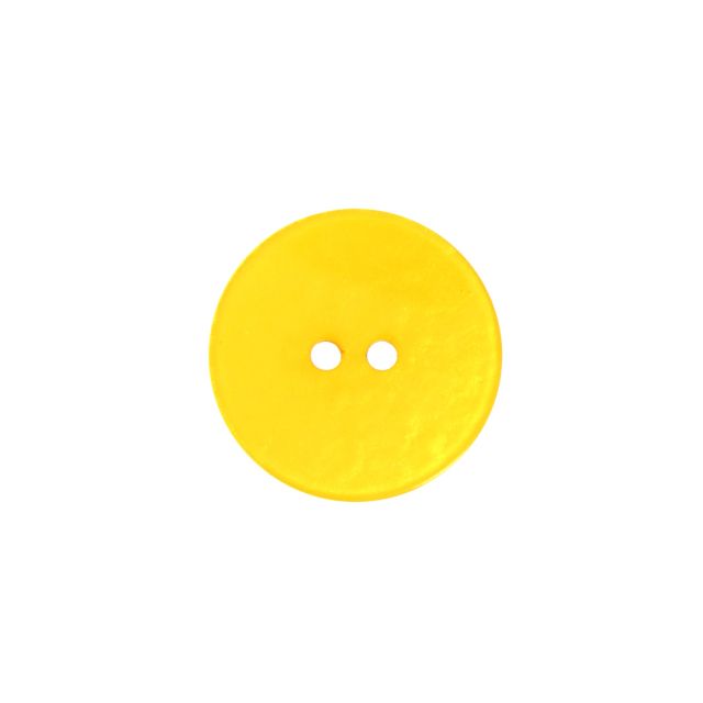 Bouton effet froissé 18 mm - Jaune