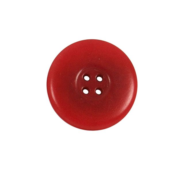 Bouton incurvé Carolina 27 mm - Rouge