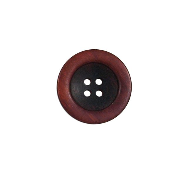 Bouton bicolore Giorgio 22 mm - Rouge