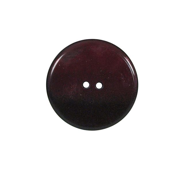 Bouton nacré plat Kate 27 mm - Rouge