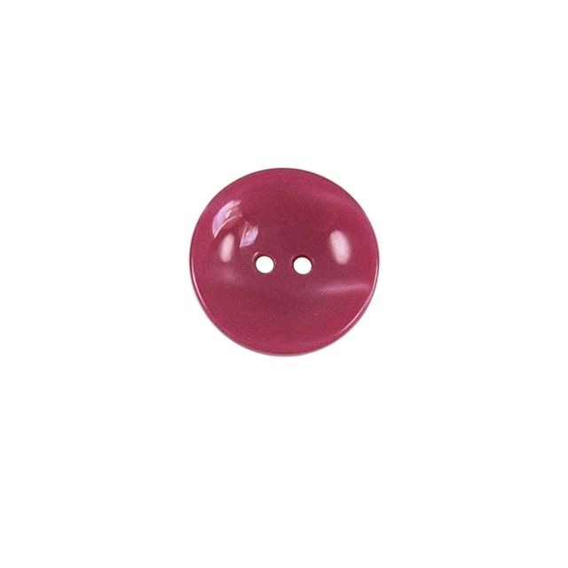 Bouton brillants creusé Giorgio 18 mm - Rose