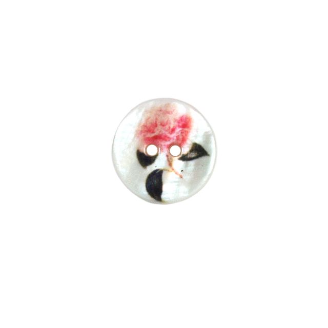 Bouton rose Marcel 18 mm