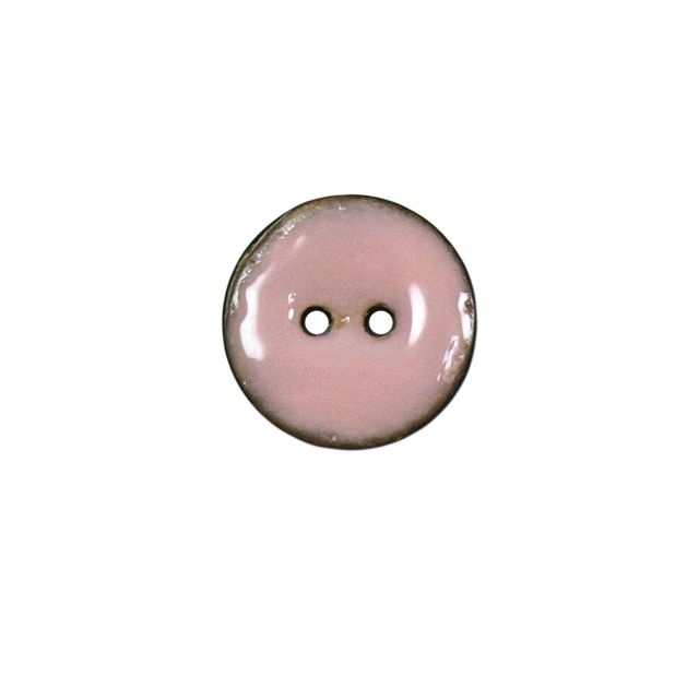 Bouton bois laqué Velentino 20 mm - Rose