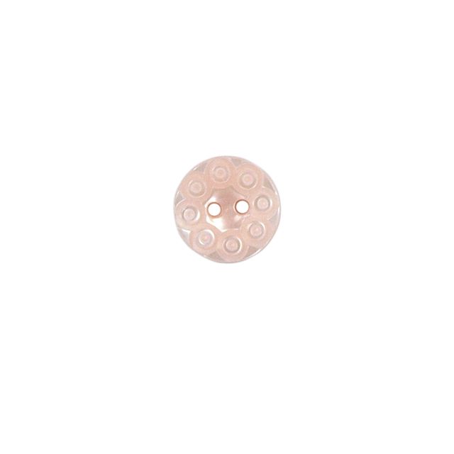 Bouton Victoria spirale fantaisie 13 mm - Rose