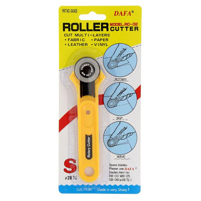 Cutter rotatif Dafa 28 mm lame droite