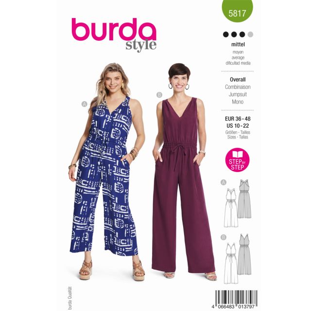 Patron Burda Style 5817 Combinaison