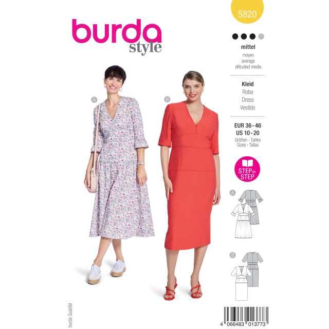 Patron Burda Style 5820 Robe