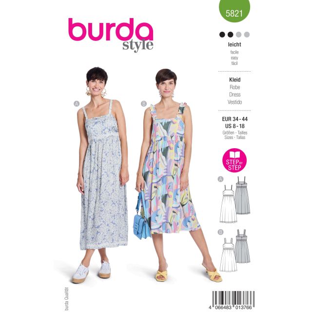 Patron Burda Style 5821 Robe