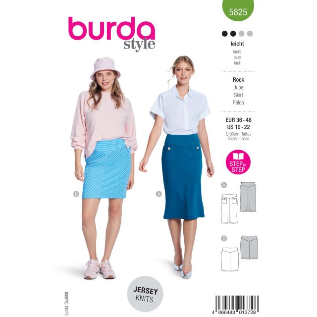 Patron Burda Style 5825 Jupe