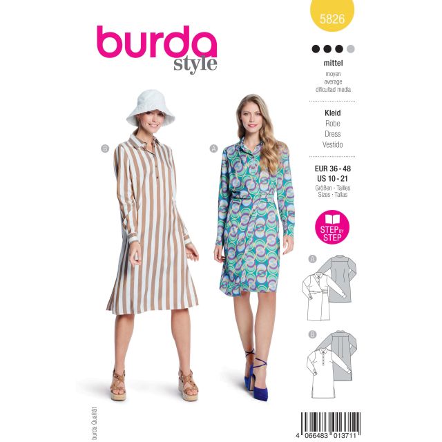 Patron Burda Style 5826 Robe