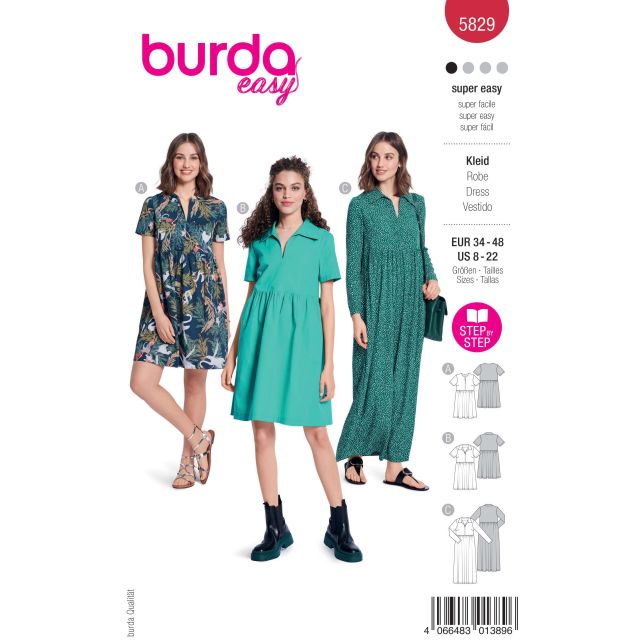 Patron Burda Style 5829 Robe