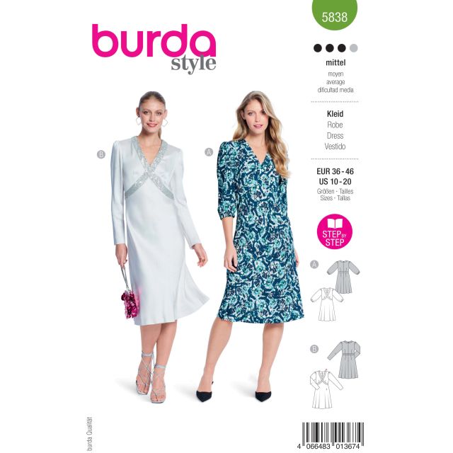 Patron Burda Style 5838 Robe