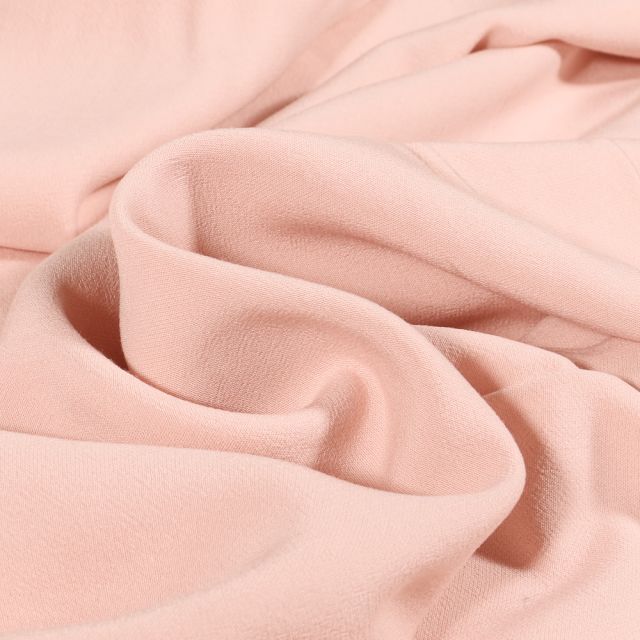 Tissu Viscose Maribel uni Rose nude