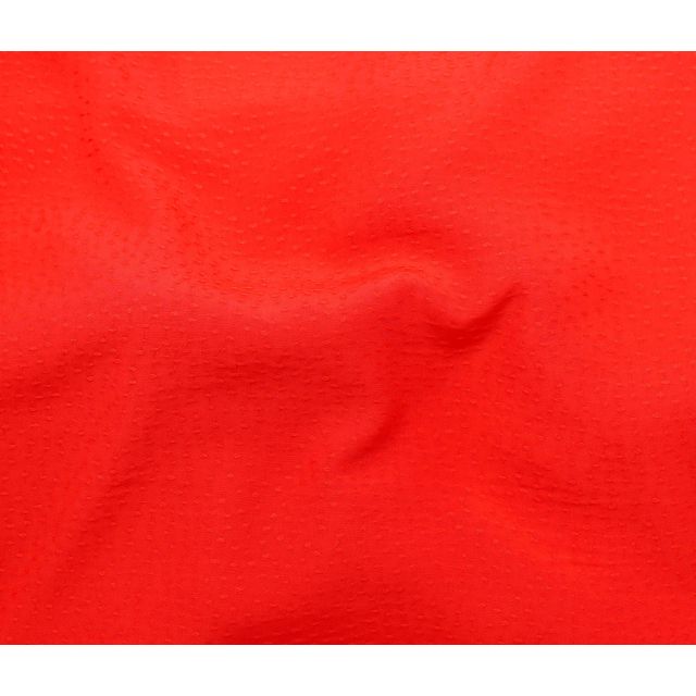 Tissu Viscose Rajah sur fond Rouge