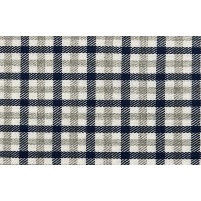 Tissu Tartan Ecossais Andrea sur fond Bleu marine