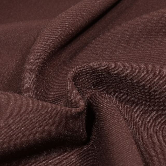 Tissu Burlington uni Marron