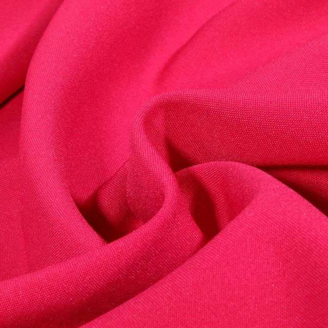 Tissu Burlington uni Rose fuchsia