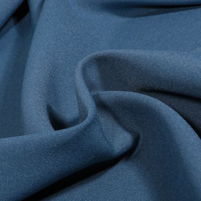 Tissu Burlington uni Bleu denim