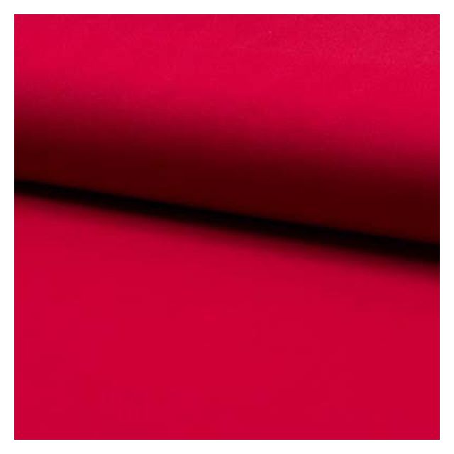 Tissu Bengaline Viscose stretch uni Rouge