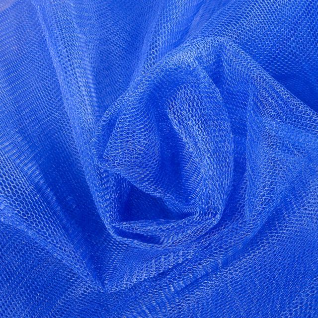 Tissu Tulle rigide uni Bleu roi