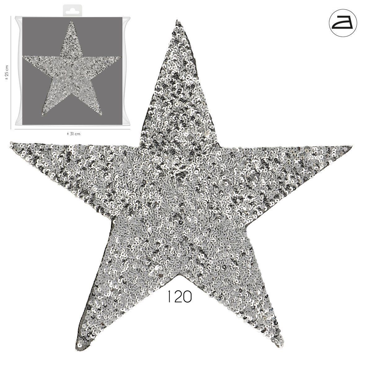 Patch thermocollant en forme d'étoile pour textile - Stikets