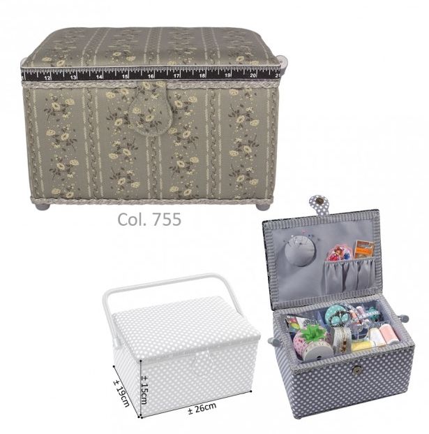 Toyvian Boîte De 2 Pièces Boîte De Rangement 18 Grilles Mallette De Couture  à Main Stockage Portable Organisateur D'artisanat D'art Outils Jouets Kit  De Couture Plastique 5j Avec Poignée : : Cuisine