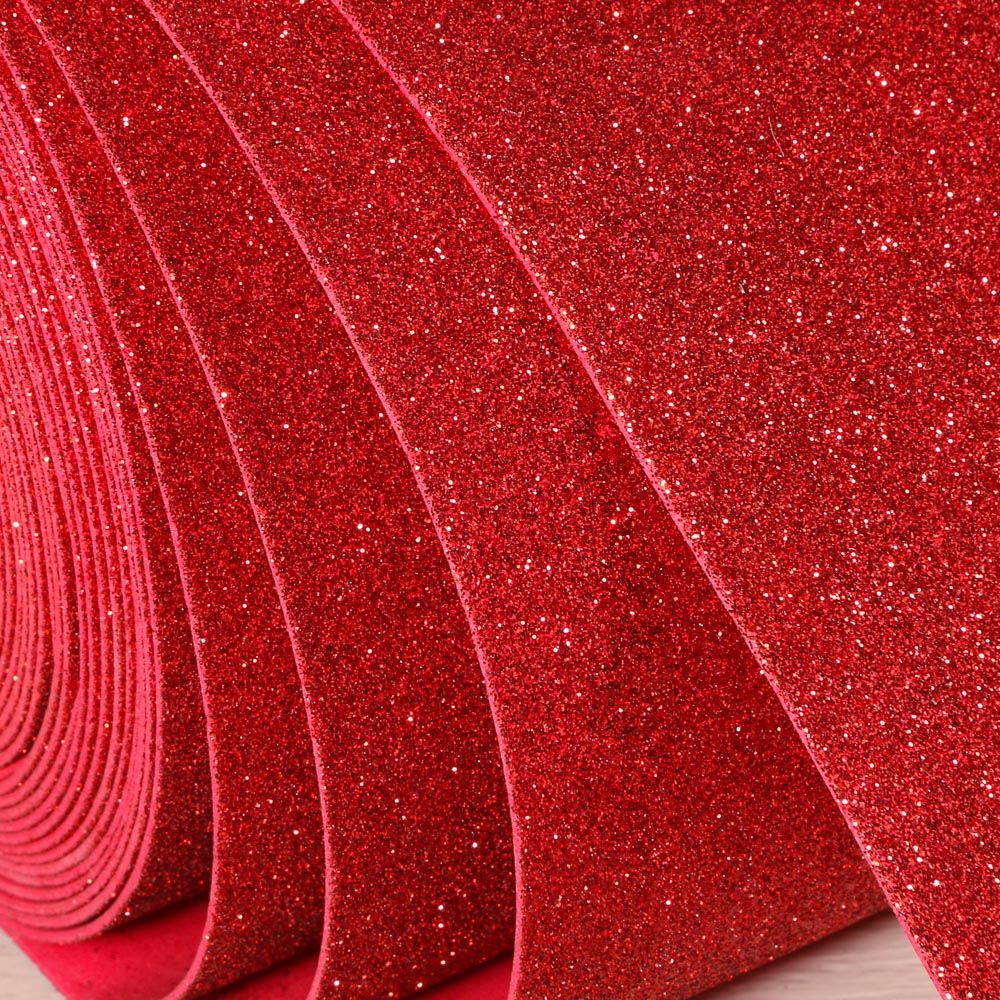 Feuille mousse EVA A4 2 mm Rouge - Loisirs Créatifs/Plaque Mousse