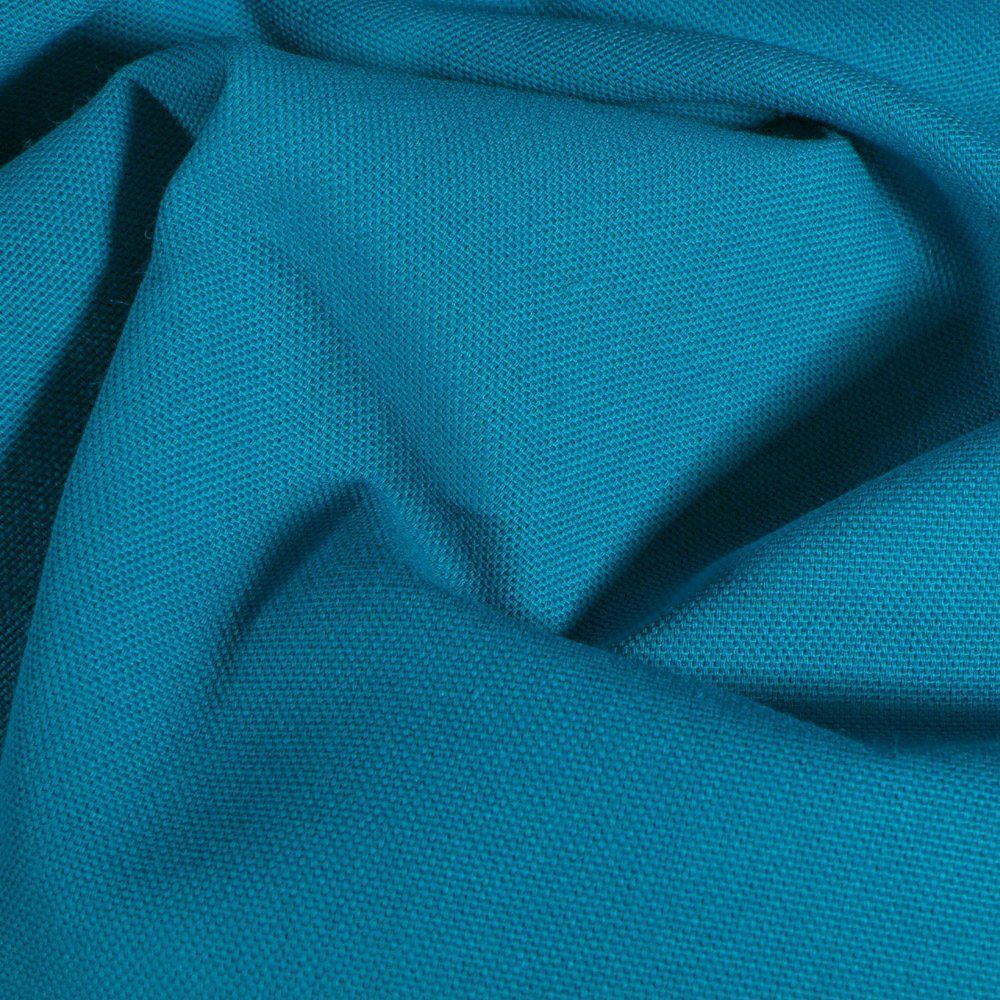 Tissu coton uni de couleur bleu canard - C1375-Cot-01