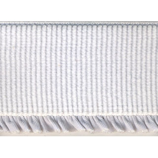 Elastique Bord Côte tout textile 60 mm Blanc x1m