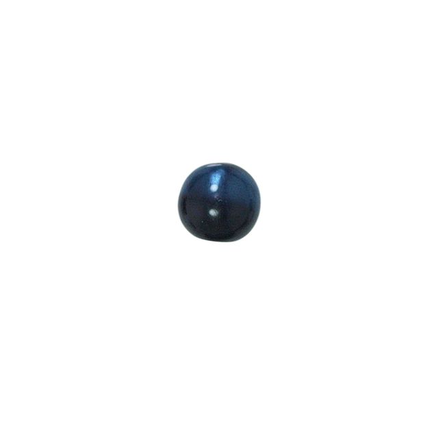 Bouton Guccio boule nacré 10 mm - Bleu marine