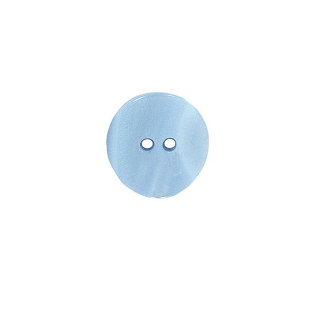 Bouton relief Vivienne 18 mm - Bleu clair