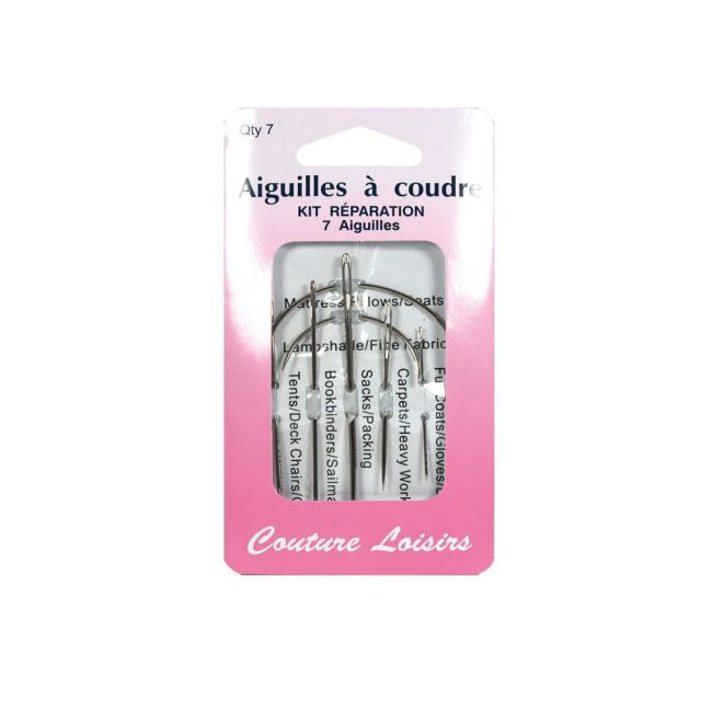 Aiguilles à coudre - Boîte de 50 aiguilles à coudre main - Couture loisirs