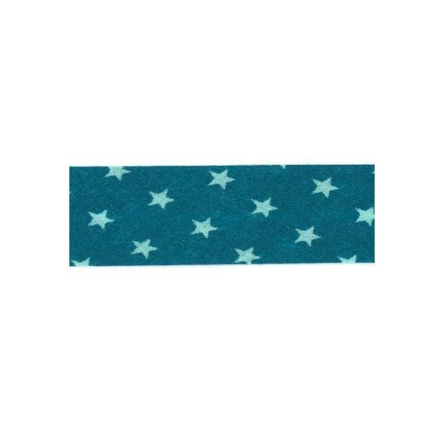 Biais étoiles Frou-Frou Turquoise