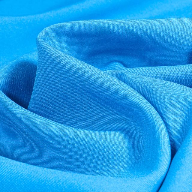 Tissu Burlington Grande largeur uni Bleu turquoise