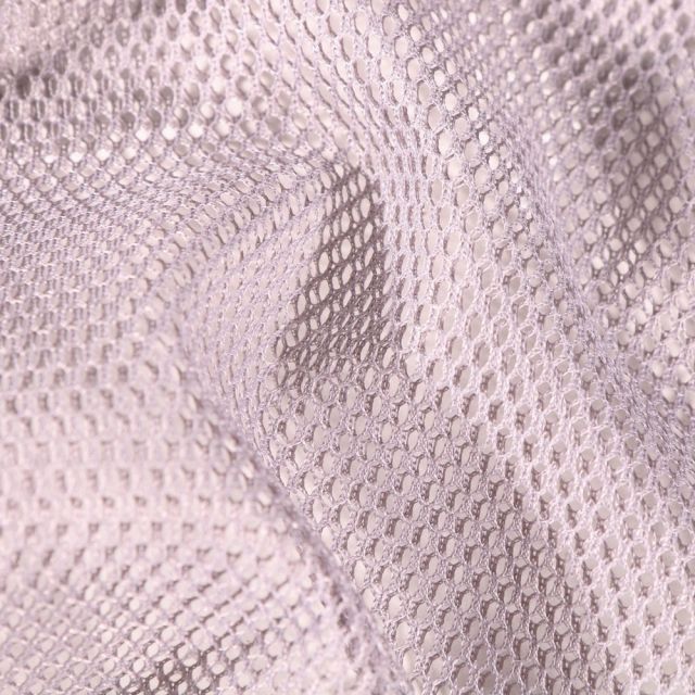 Tissu Filet Vrac mesh Gris - Par 10 cm
