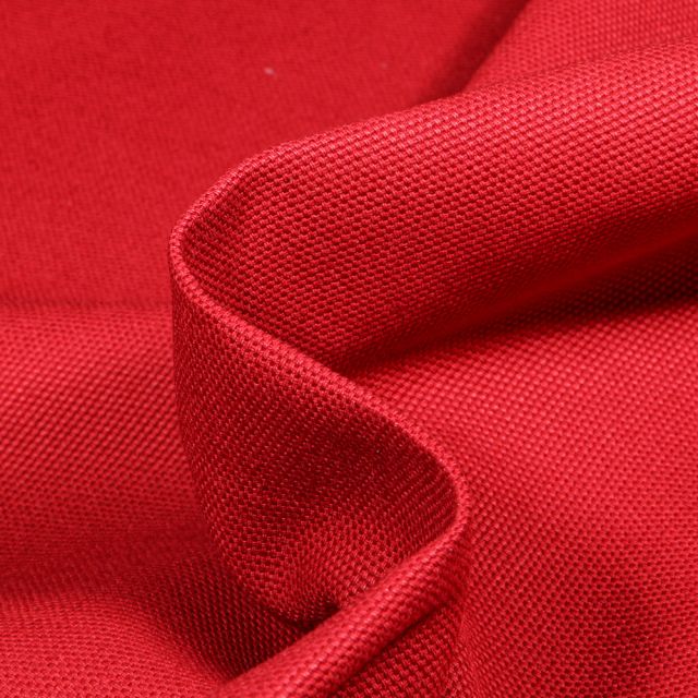 Tissu Toile de coton MaxCotton uni grande largeur Rouge