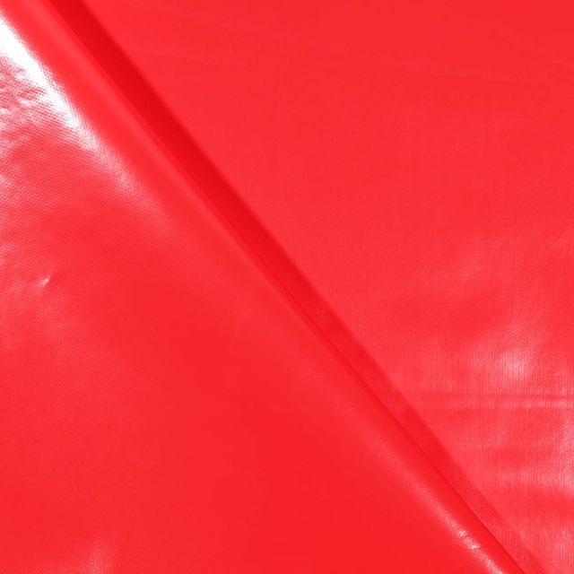 Toile cirée uni Rouge vermillon - Par 10 cm
