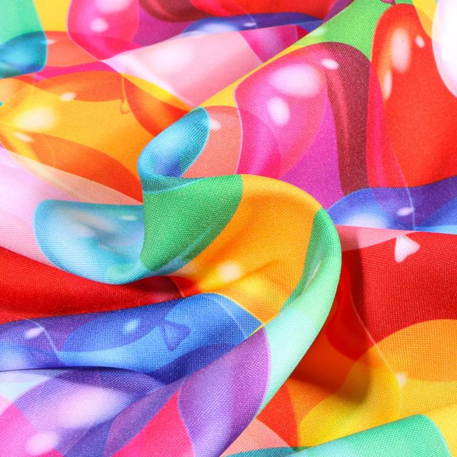 Tissu Burlington Ballons Multicolore